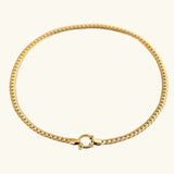 Colgante Gardenia Gold Herringbone