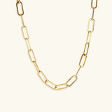 Collar de Cadena con Clip de Papel Ria