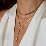 Colgante de Serpentina de Oro Zarelle