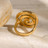 Anillo Espiral de Oro Christy