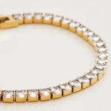 Pulsera de Tenis Corte Ovalado Avaria