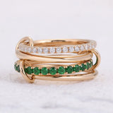 Anillo de Diamantes Apilados Imani