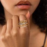 Anillo de Diamante Apilado Blaise