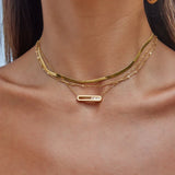 Colgante de Oro Esculpido Abby