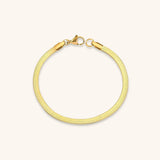 Pulsera Herringbone Vida Oro