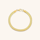 Pulsera Herringbone Vida Oro