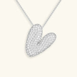 Collar de Diamante Inicial Burbuja