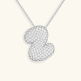 Collar de Diamante Inicial Burbuja