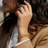 Pulsera Multi Enlace Bicolor Ramona