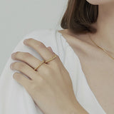 Anillo Melody Gold Twist