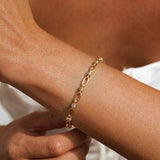 Pulsera Addison de Dos Tonos en Oro
