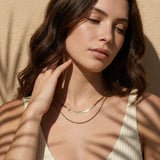 Collar de Cadena de Oro en Capas Hailey