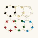 PAQUETE DE SEIS PULSERAS DE TREBOL
