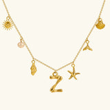 Collar con Inicial Avaria Ocean